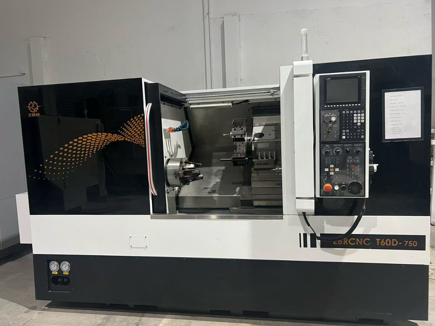 Zhengborui T60D-750 CNC Lathe